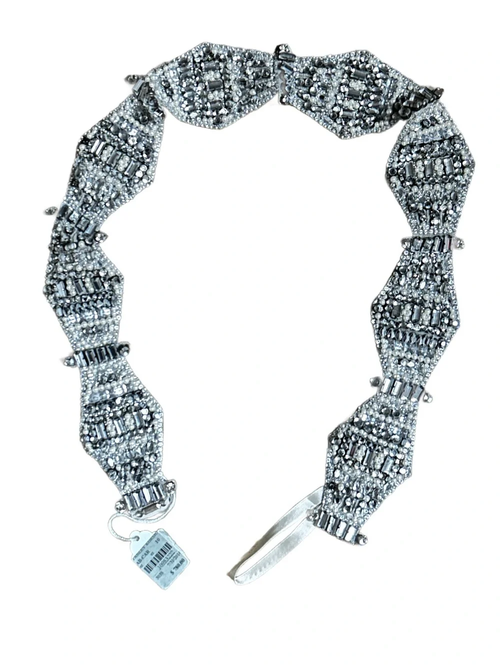 Anne Barge ~ Small ~ Embellished Swarovski Crystals/ Rhinestones Pearl Belt ~New